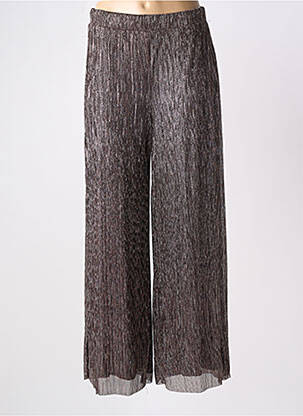 Pantalon droit taille élastique argent JOSEPH RIBKOFF femme