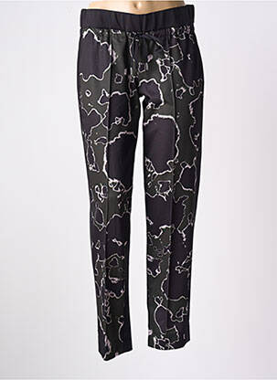 Pantalon droit taille élastique noir SPORTALM femme
