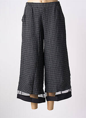Pantalon 7/8 taille élastique gris LUUKAA femme