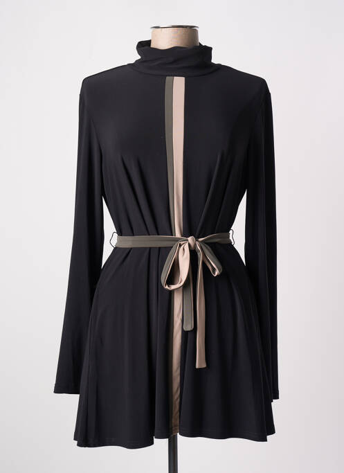 Robe courte manches longues manches longues noir JOSEPH RIBKOFF femme