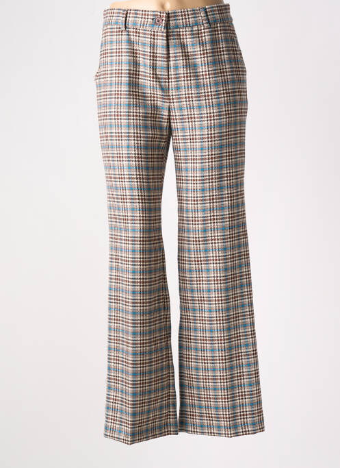 Pantalon droit taille élastique beige TINTA femme