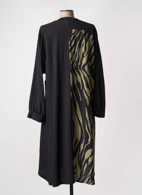 Robe mi-longue noir FRANCK ANNA femme