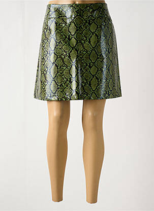 Jupe courte coupe évasée vert KING LOUIE femme