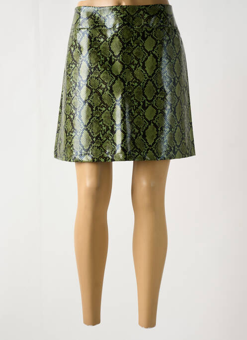 Jupe courte coupe évasée vert KING LOUIE femme