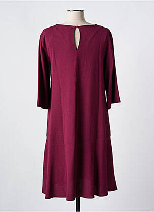 Robe mi-longue manches longues manches longues violet MAX MARA femme