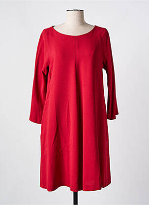 Robe mi-longue manches longues manches longues rouge MAX MARA femme