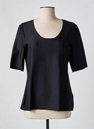 T-shirt stretch manches courtes noir EMPORIO ARMANI femme