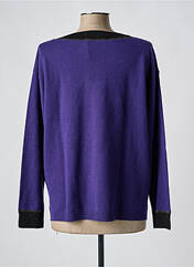 Pull violet LUISA CERANO pour femme seconde vue
