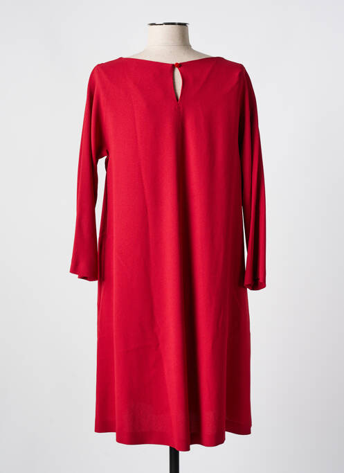 Robe mi-longue manches longues manches longues rouge MAX MARA femme