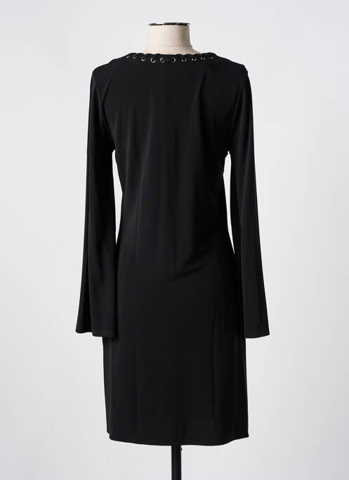 Robe mi-longue manches longues manches longues noir MICHAEL KORS femme