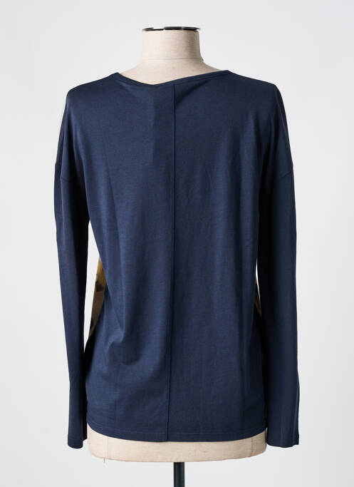 T-shirt manches longues manches longues bleu LUISA CERANO femme