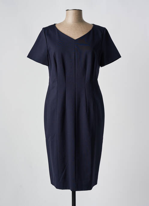 Robe mi-longue bleu LUISA CERANO pour femme