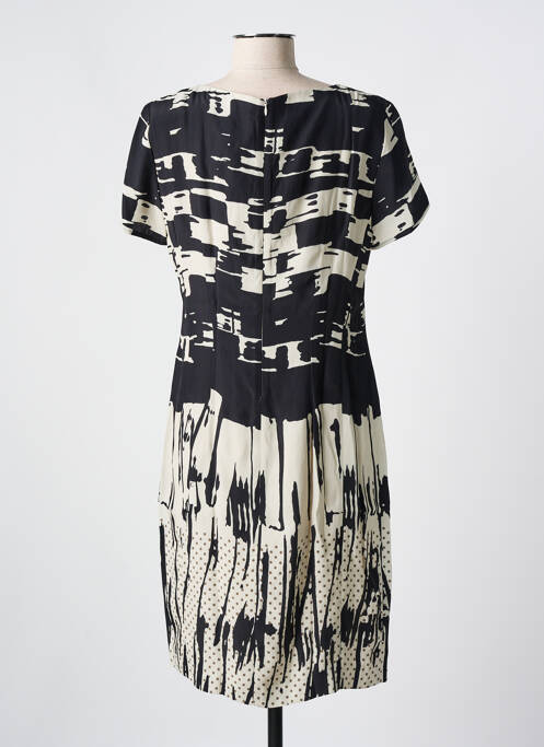 Robe mi-longue noir LUISA CERANO pour femme