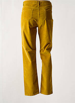 Pantalon droit stretch jaune NICE THINGS femme