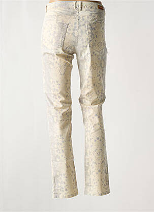 Pantalon slim stretch taille normale beige MAYJUNE femme