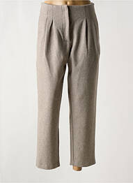Pantalon droit taille normale taille normale beige THE KORNER femme