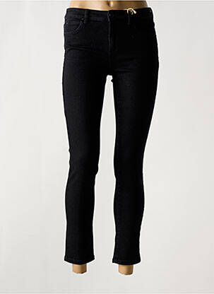 Jeans coupe slim tissage brut taille normale noir SUD EXPRESS femme