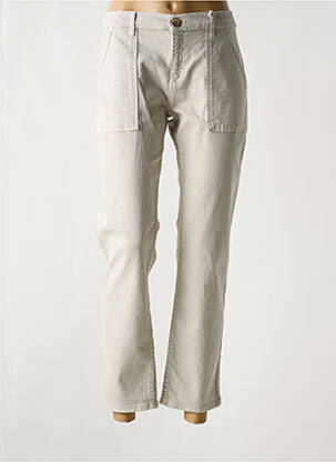 Pantalon droit stretch taille normale gris SUD EXPRESS femme