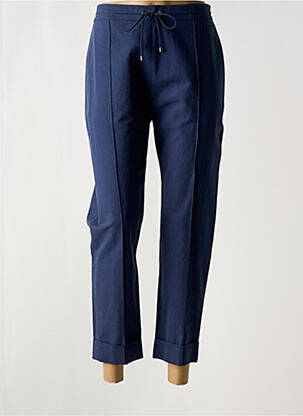 Pantalon 7/8 tissage popeline taille normale bleu KENZO femme