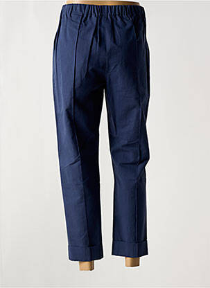 Pantalon 7/8 tissage popeline taille normale bleu KENZO femme