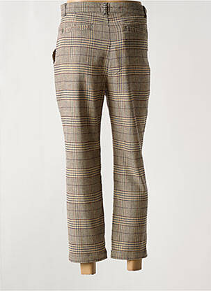 Pantalon 7/8 fermeture zippée sous rabat boutonné taille normale marron HARRIS WILSON femme