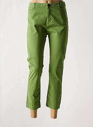 Pantalon 7/8 stretch vert MAYJUNE femme