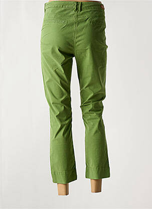 Pantalon 7/8 stretch vert MAYJUNE femme