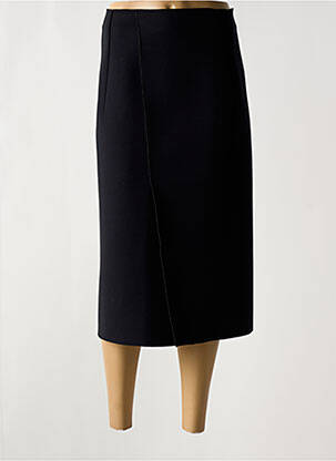Jupe mi-longue stretch noir EMPORIO ARMANI femme