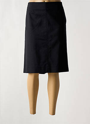 Jupe mi-longue stretch noir LUISA CERANO femme