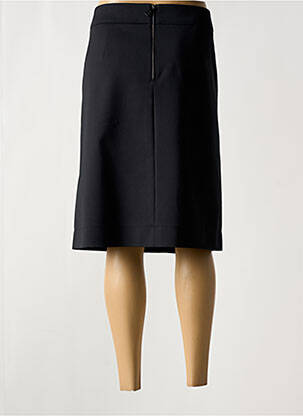 Jupe mi-longue stretch noir LUISA CERANO femme