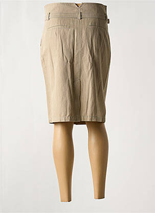 Jupe mi-longue taille normale beige MAX MARA femme