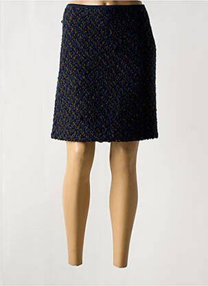 Jupe courte poches bleu LUISA CERANO femme