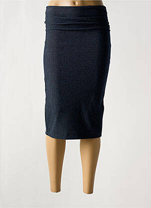 Jupe mi-longue taille normale bleu MAX MARA femme