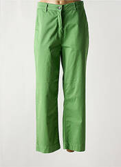 Pantalon droit vert NICE THINGS pour femme seconde vue