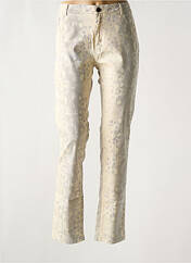 Pantalon slim beige MAYJUNE pour femme seconde vue