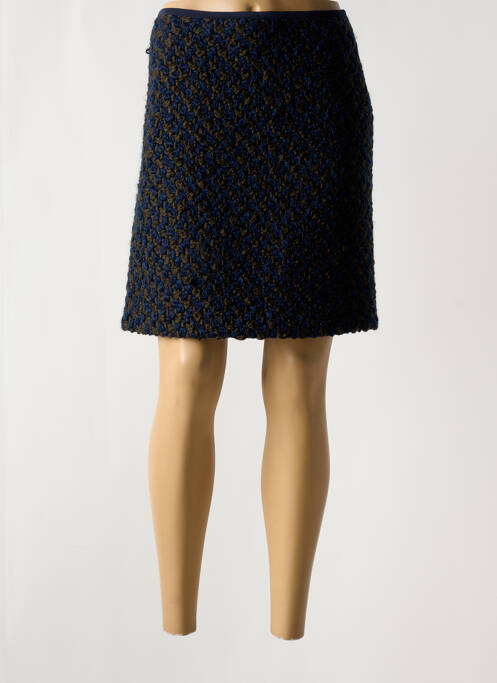 Jupe courte bleu LUISA CERANO pour femme