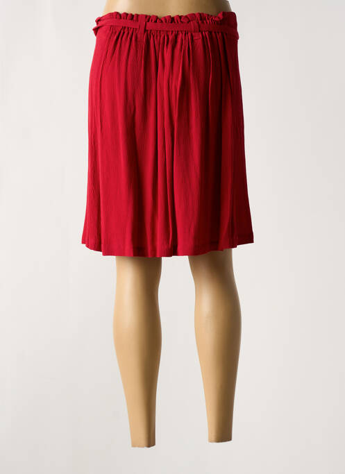 Jupe courte rouge NICE THINGS pour femme