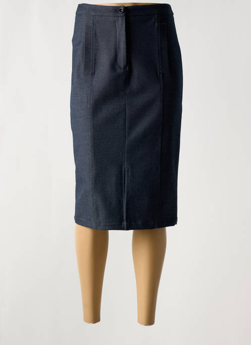 Jupe mi-longue bleu EMPORIO ARMANI pour femme