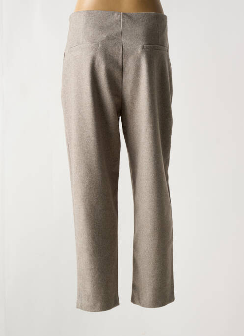 Pantalon droit beige THE KORNER pour femme