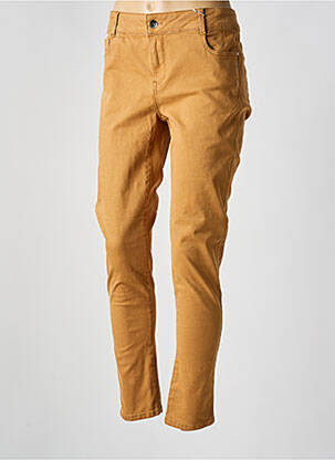 Pantalon slim poches marron LPB femme