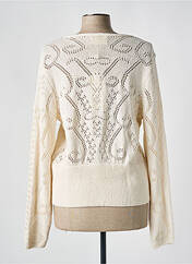 Gilet manches longues beige CREAM pour femme seconde vue