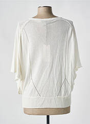 Gilet manches courtes blanc EVA KAYAN pour femme seconde vue