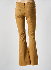 Pantalon flare marron GEISHA pour femme seconde vue