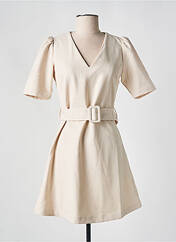 Robe courte beige MOLLY BRACKEN pour femme seconde vue
