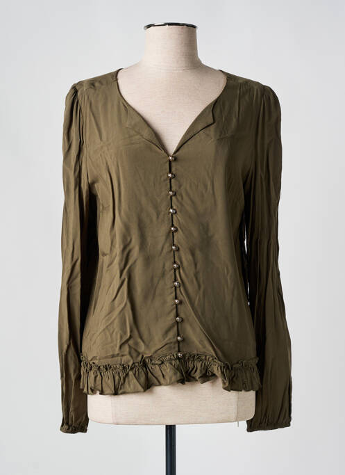 Chemisier vert CREAM pour femme