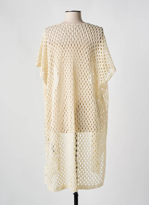 Gilet manches courtes beige CREAM pour femme