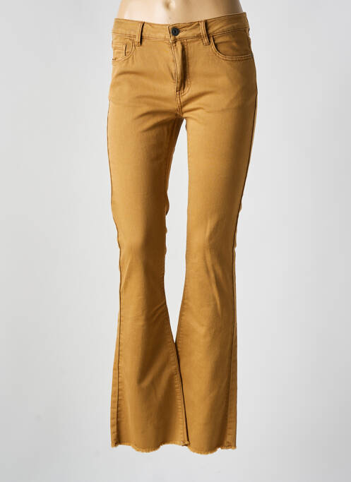 Pantalon flare marron GEISHA pour femme