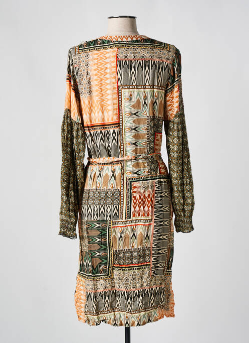 Robe courte beige GEISHA pour femme