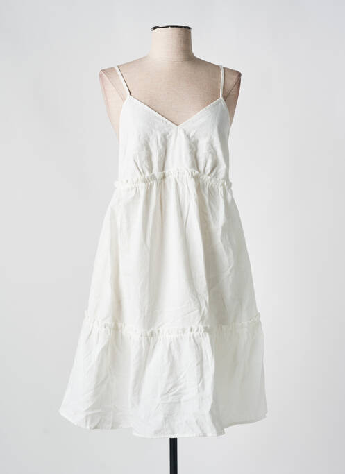 Robe mi-longue blanc MOLLY BRACKEN pour femme
