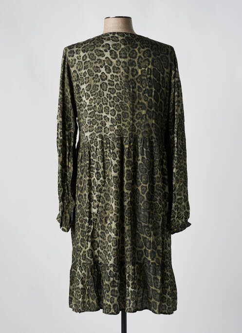 Robe mi-longue vert EVA KAYAN pour femme